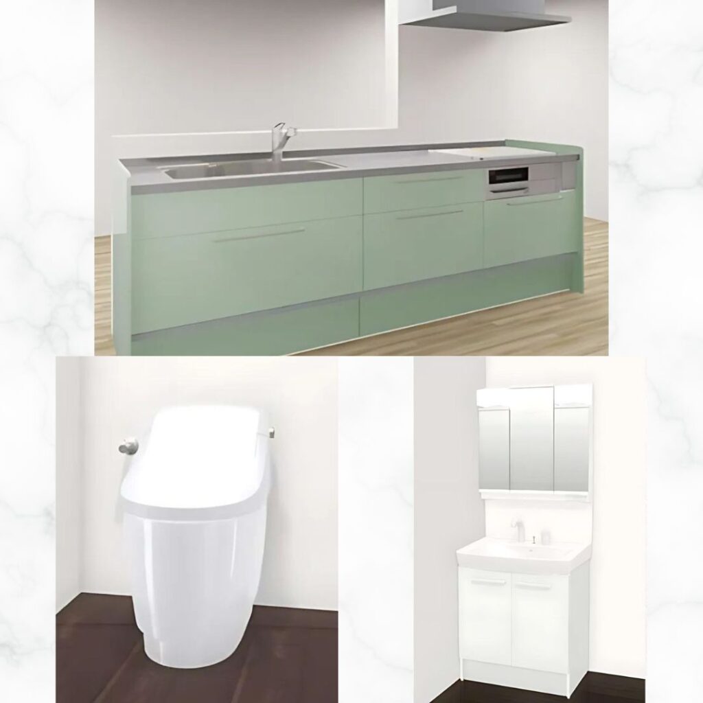 キッチン・洗面・トイレ3点お得プラン