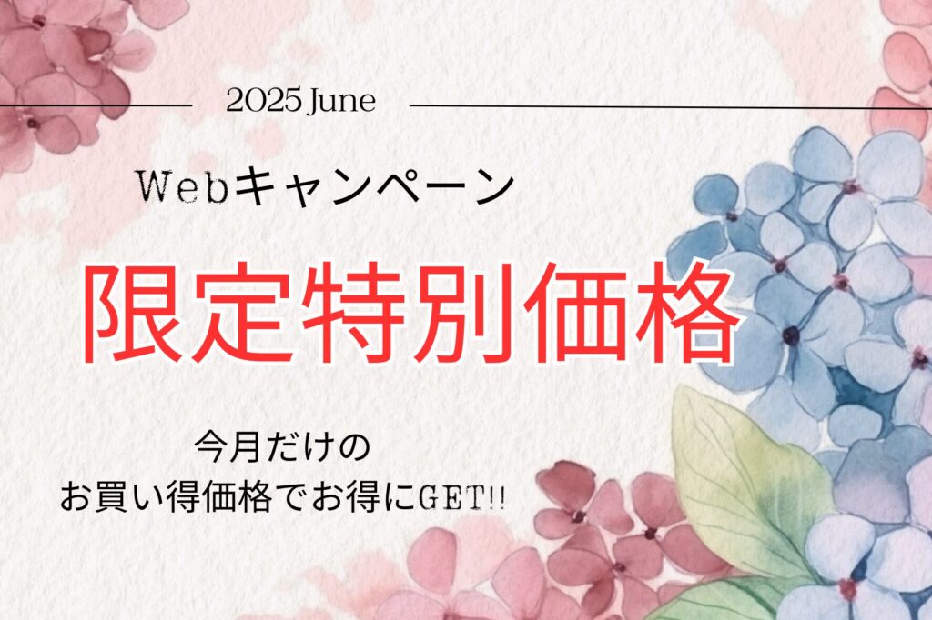 6月のWEB限定特別価格!!