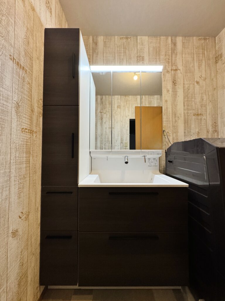 【ホテルライクなこだわりの洗面空間】京都郡　洗面リフォーム