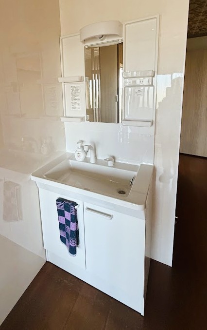 【シンプルなセカンド洗面】中津市　洗面リフォーム